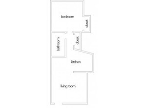One Bedroom 18 floor plan
